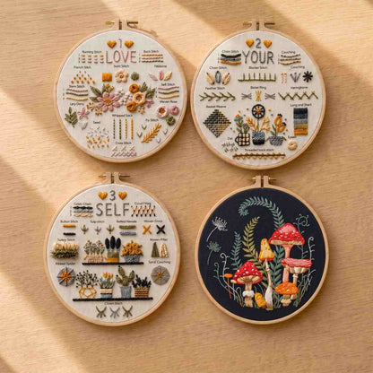 CraftHoop “Love Yourself” Beginner Embroidery Kit