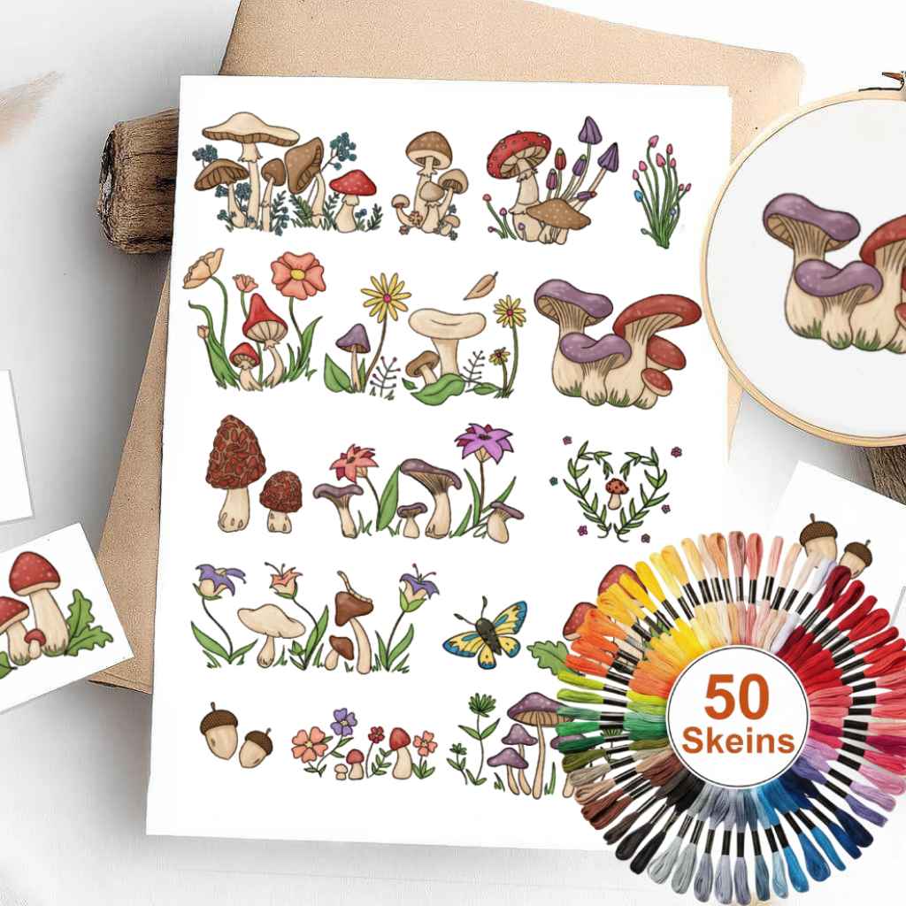 Colorful Stick & Stitch Patterns – Water-Soluble Transfers