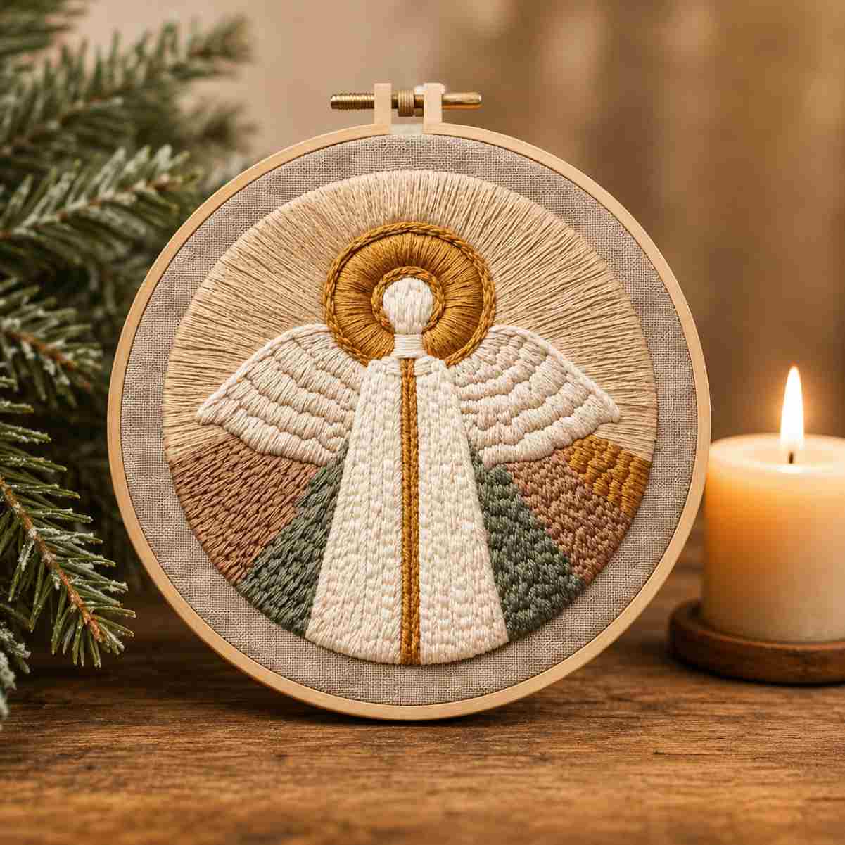 CraftHoop Silent Night Embroidery Kit