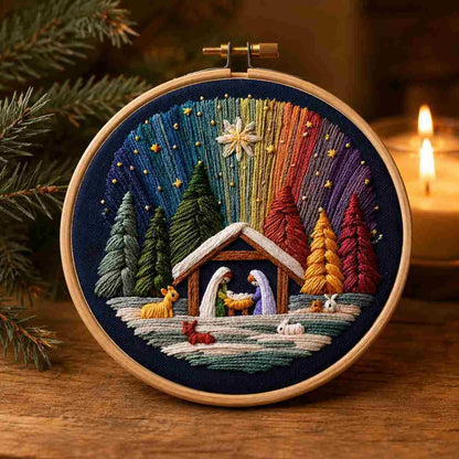 CraftHoop Silent Night Embroidery Kit