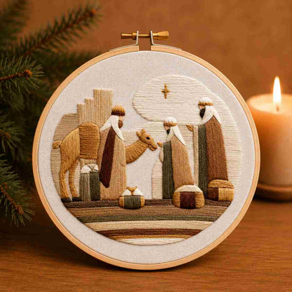 CraftHoop Silent Night Embroidery Kit