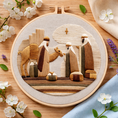 CraftHoop Silent Night Embroidery Kit
