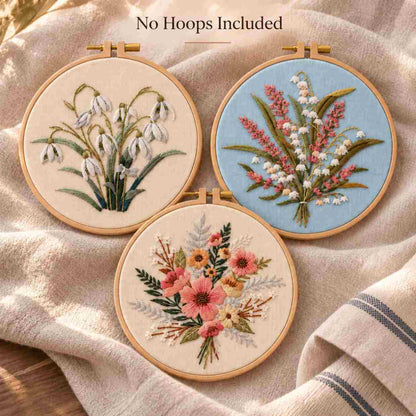 CraftHoop Blossom Collection Embroidery Kit