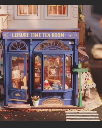 Leisure Time 3D Tea Room DIY Miniature Kit