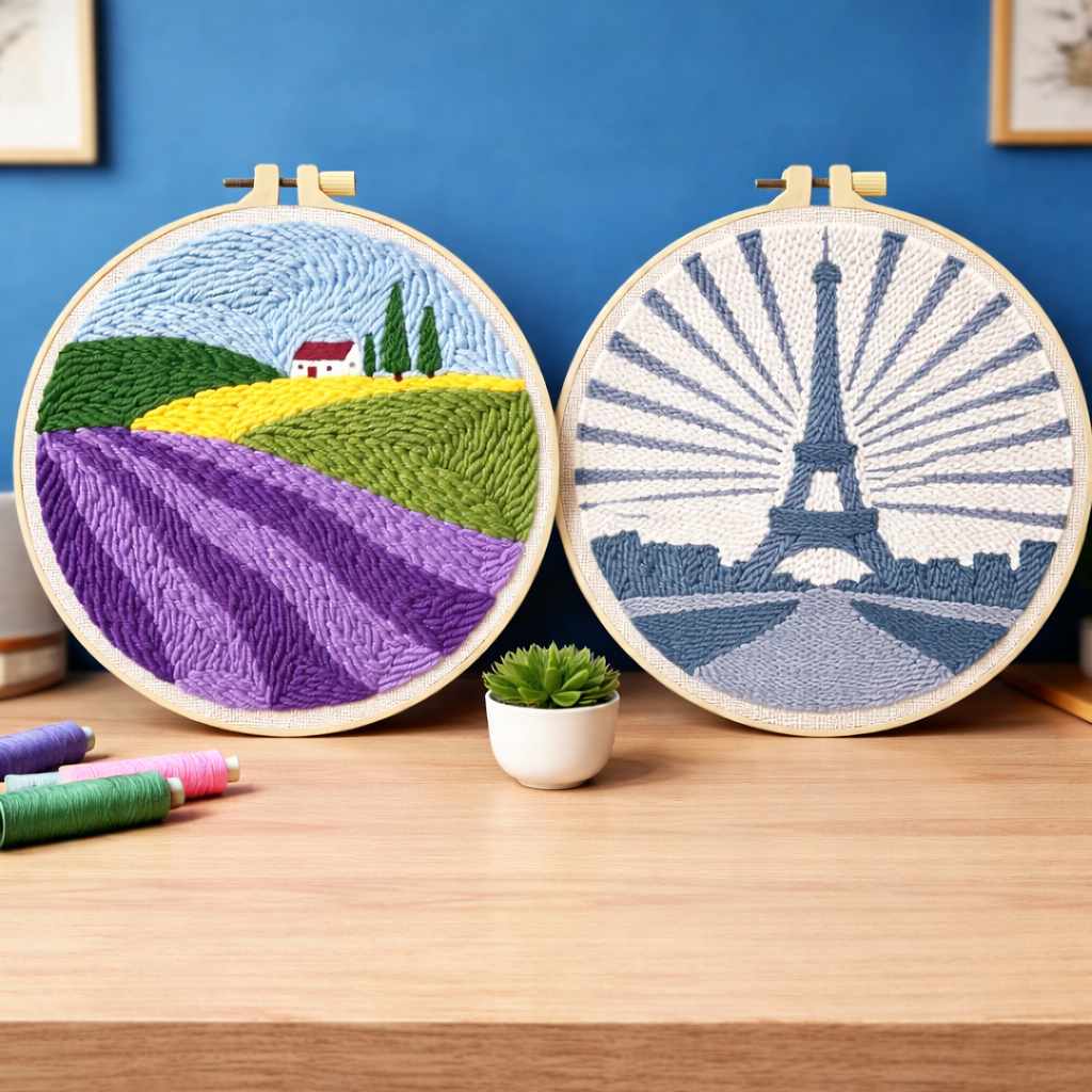 CraftHoop European Getaway Punch Needle Kit