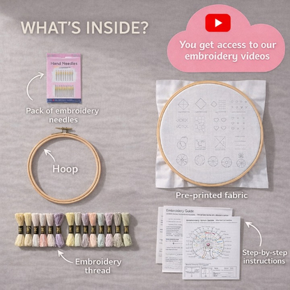 CraftHoop Magical Carousel Embroidery Kit