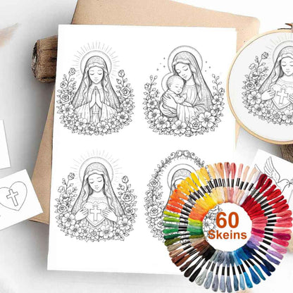 CraftHoop Faith & Blessings Stick & Stitch – Water-Soluble Transfers