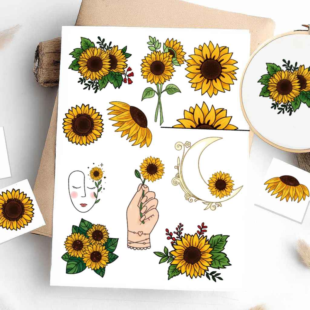 Colorful Stick & Stitch Patterns – Water-Soluble Transfers