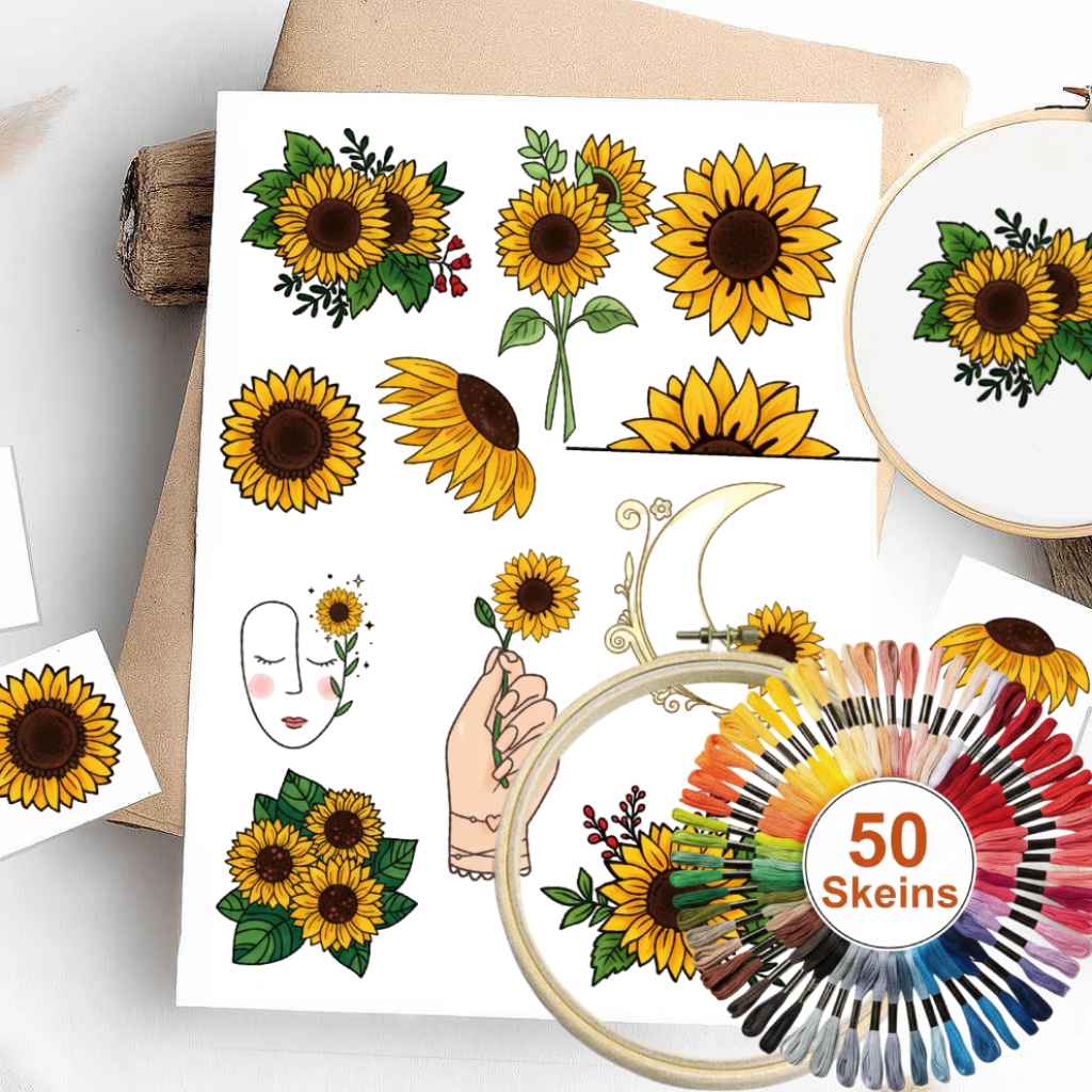 Colorful Stick & Stitch Patterns – Water-Soluble Transfers