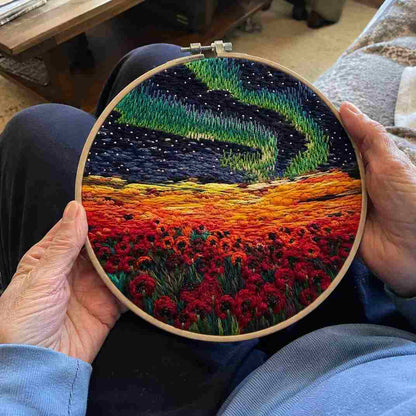 CraftHoop Landscape Embroidery Kit