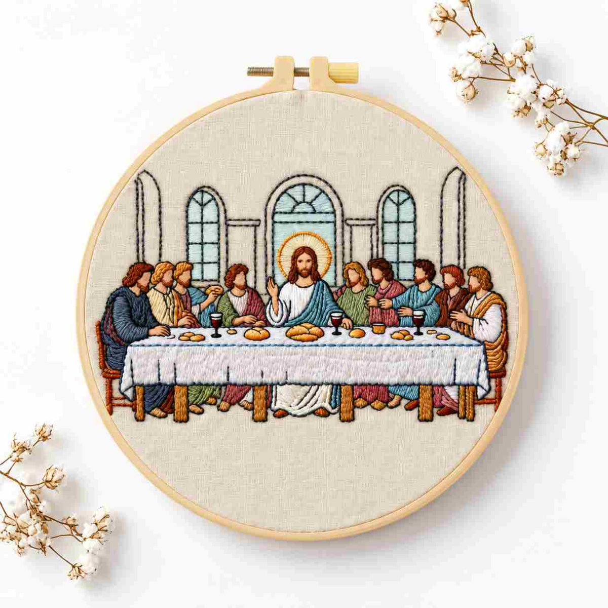 CraftHoop Sacred Nativity Embroidery Kits