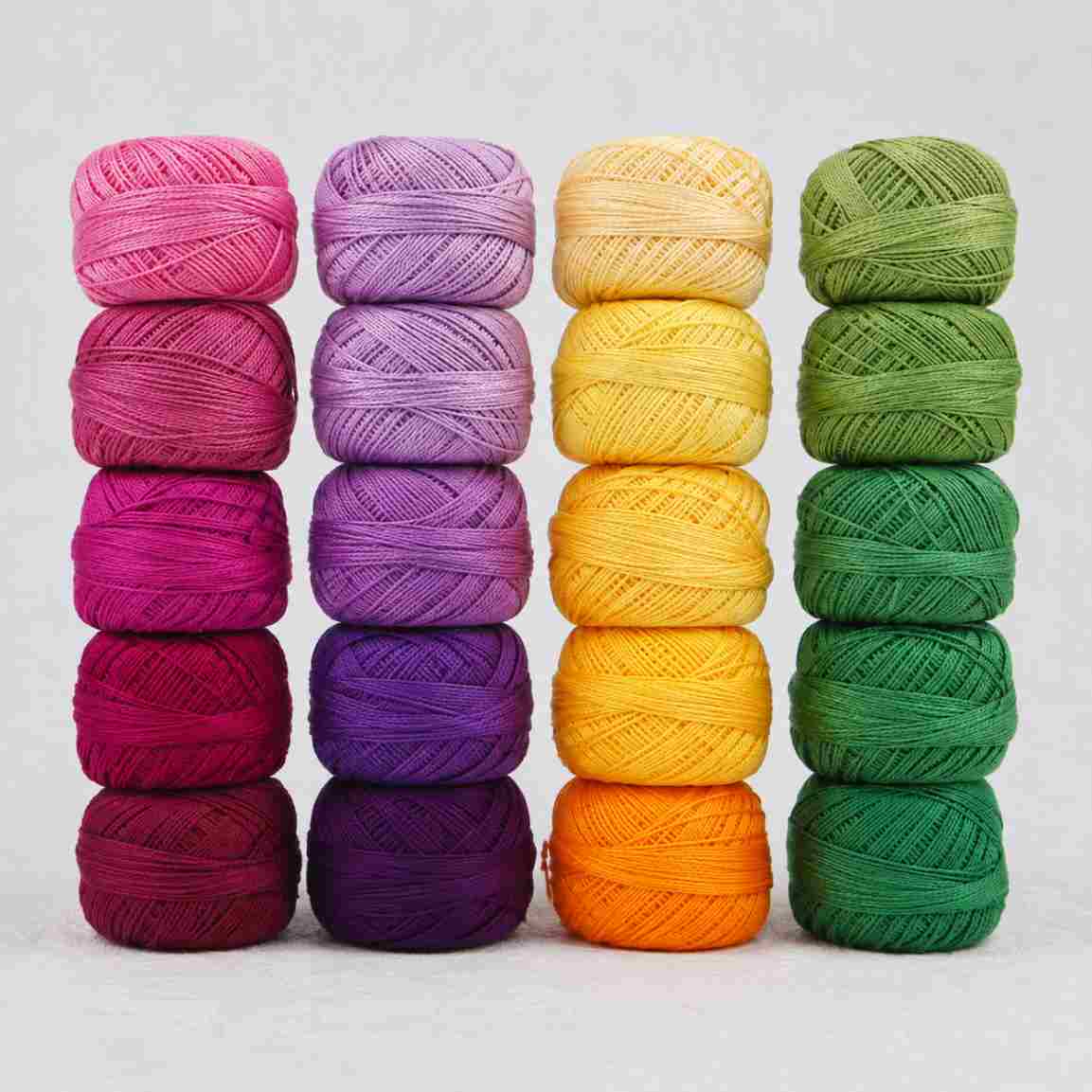 CraftHoop Egyptian Cotton Crochet & Embroidery Thread – 10 Pack