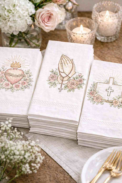 CraftHoop Faith & Blessings Stick & Stitch – Water-Soluble Transfers