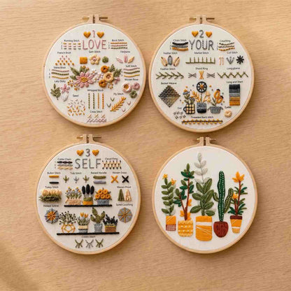 CraftHoop “Love Yourself” Beginner Embroidery Kit