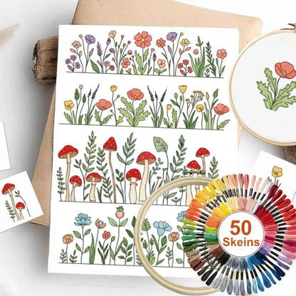 Colorful Stick & Stitch Patterns – Water-Soluble Transfers