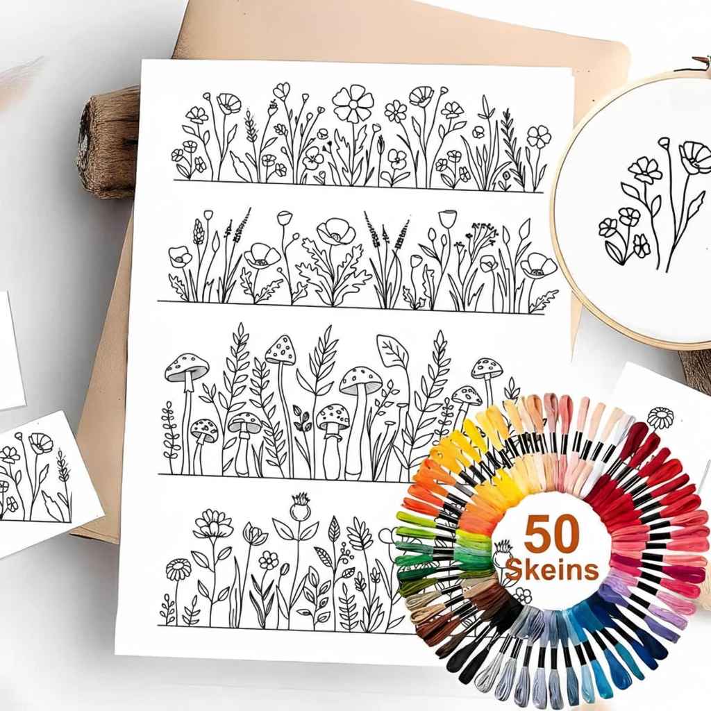 Stick & Stitch Patterns – Water-Soluble Transfers