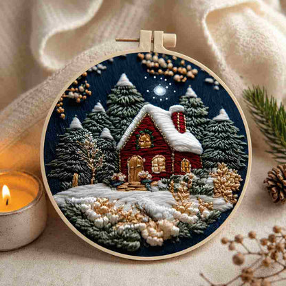 CraftHoop Winter Snowland Embroidery Kit